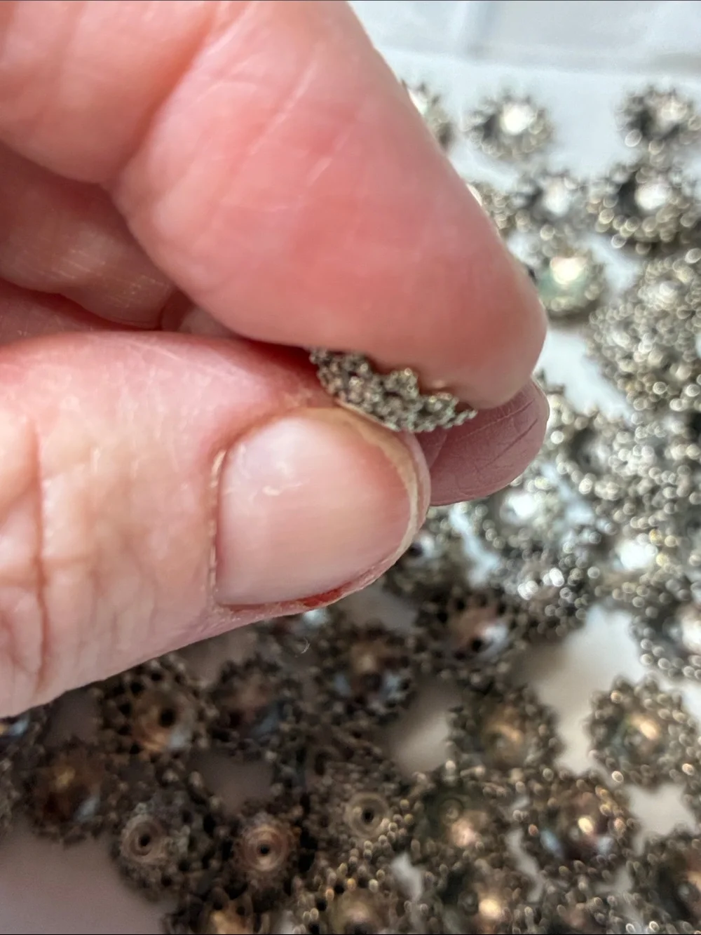 Silver Filigree fancy Bead Caps - Decorative Floral Spacer (Pack of 116)